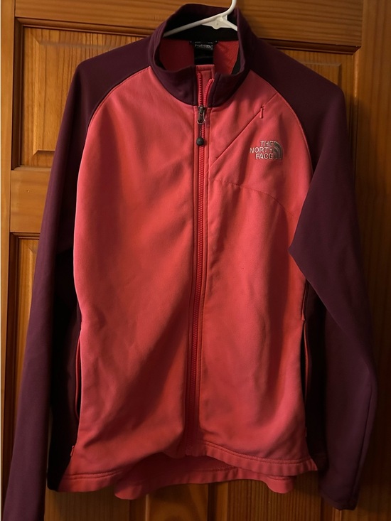 The North Face Jackets & Blazers - The North Face Pink and Burgundy Soft Fleece Jacket